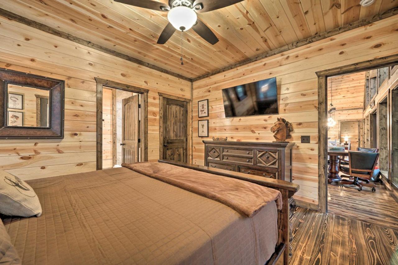Broken Bow Cabin Deck With Hot Tub And Pool Table! Exteriör bild