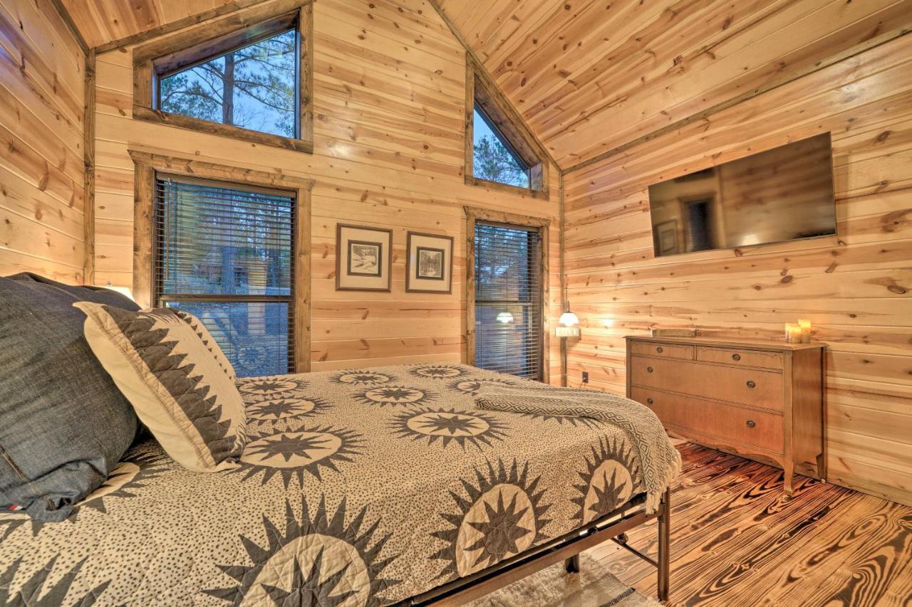 Broken Bow Cabin Deck With Hot Tub And Pool Table! Exteriör bild
