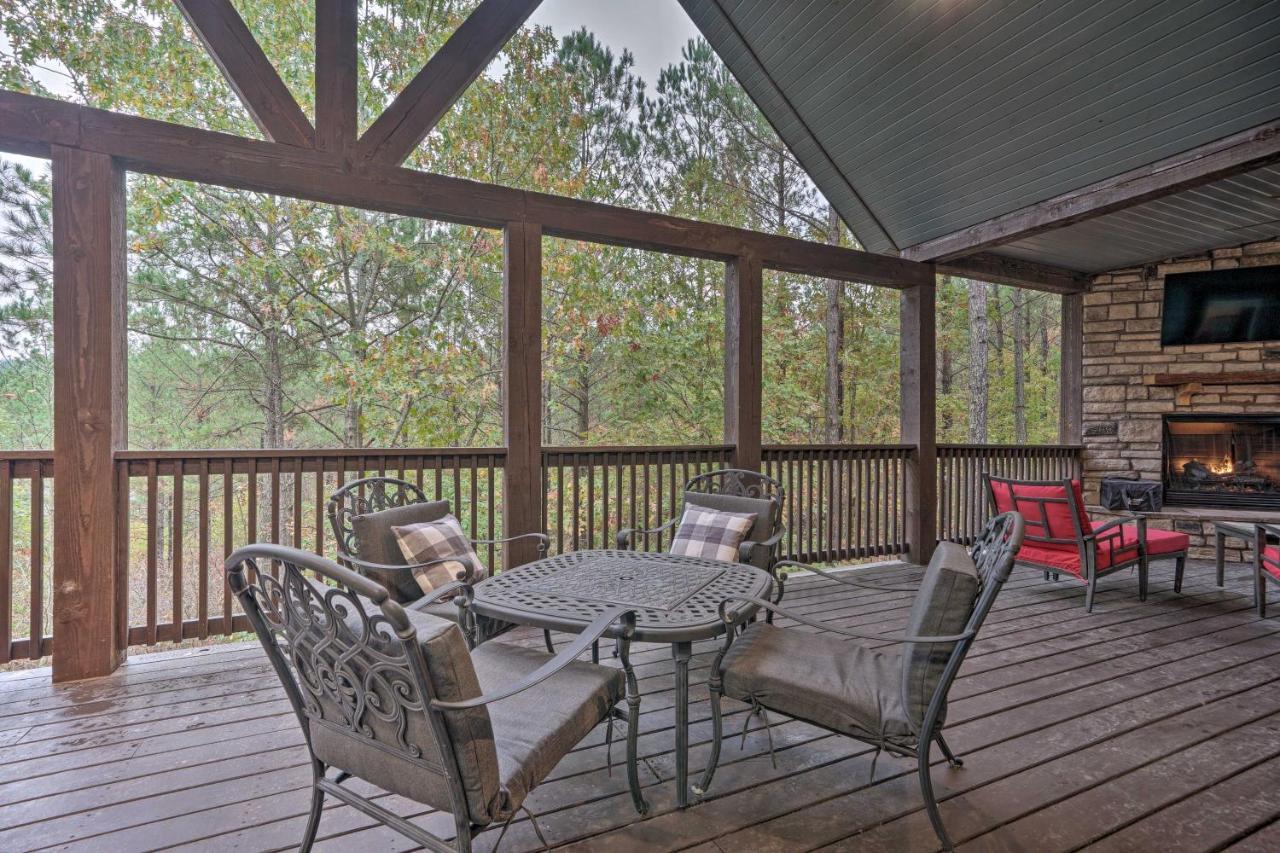 Broken Bow Cabin Deck With Hot Tub And Pool Table! Exteriör bild