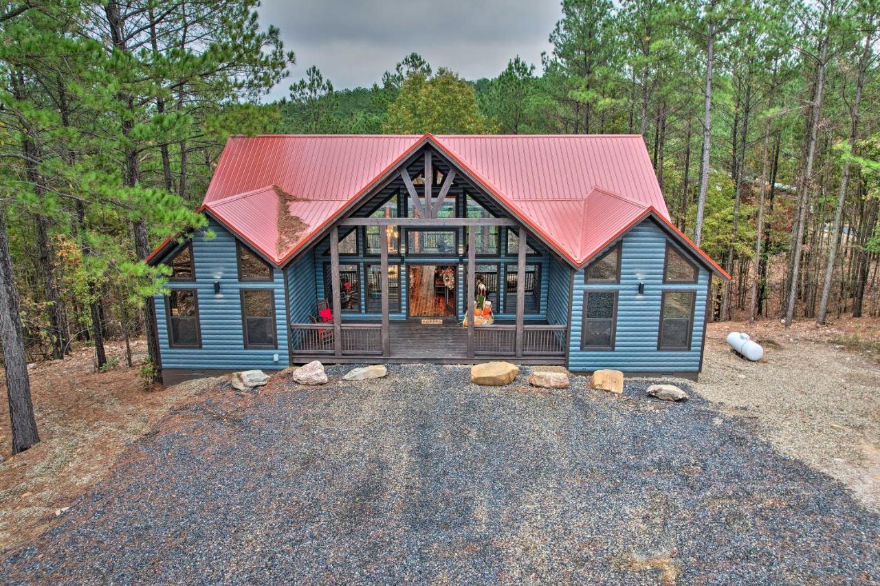 Broken Bow Cabin Deck With Hot Tub And Pool Table! Exteriör bild