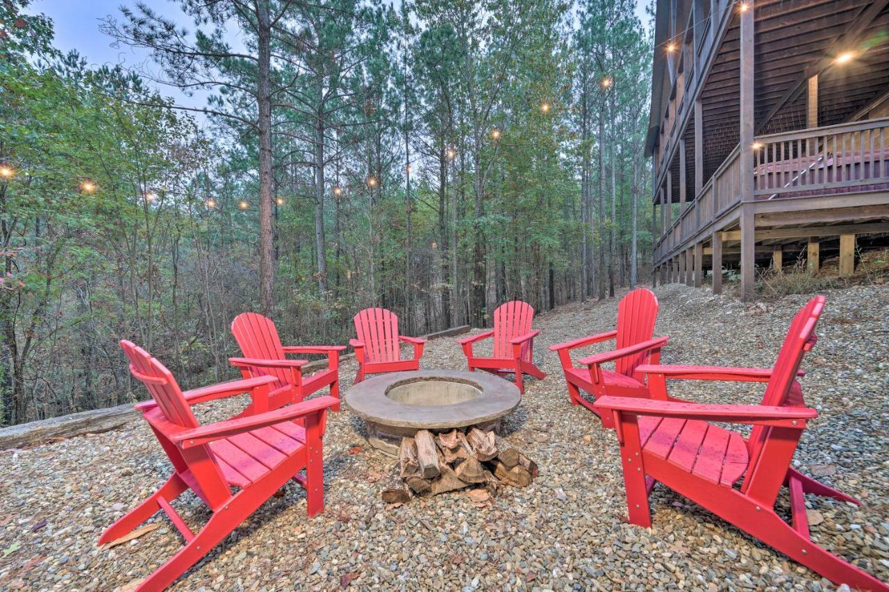 Broken Bow Cabin Deck With Hot Tub And Pool Table! Exteriör bild