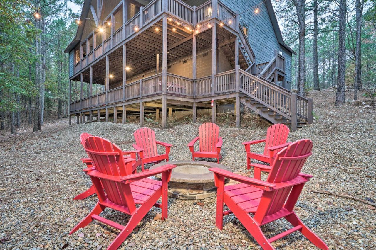 Broken Bow Cabin Deck With Hot Tub And Pool Table! Exteriör bild