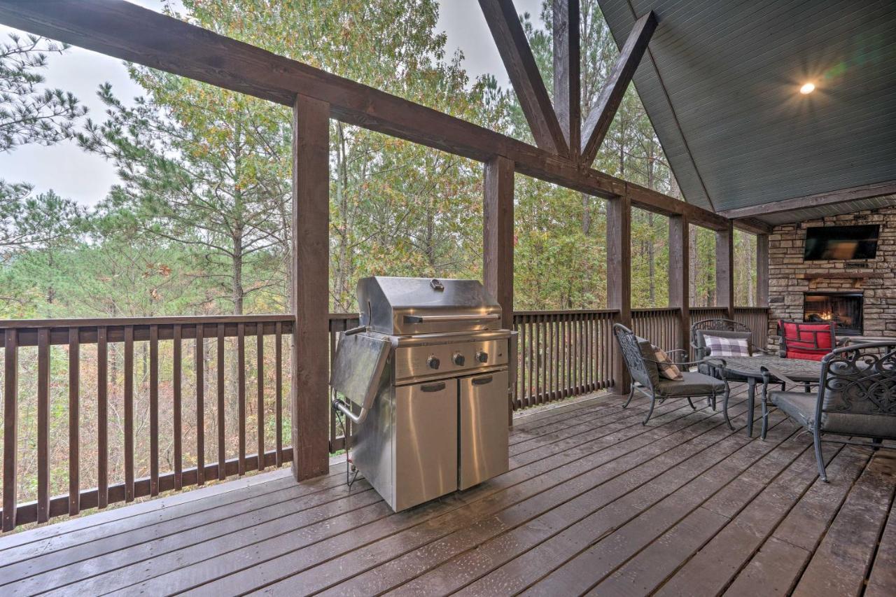Broken Bow Cabin Deck With Hot Tub And Pool Table! Exteriör bild